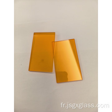Verre filtre orange optique passe-long CB535